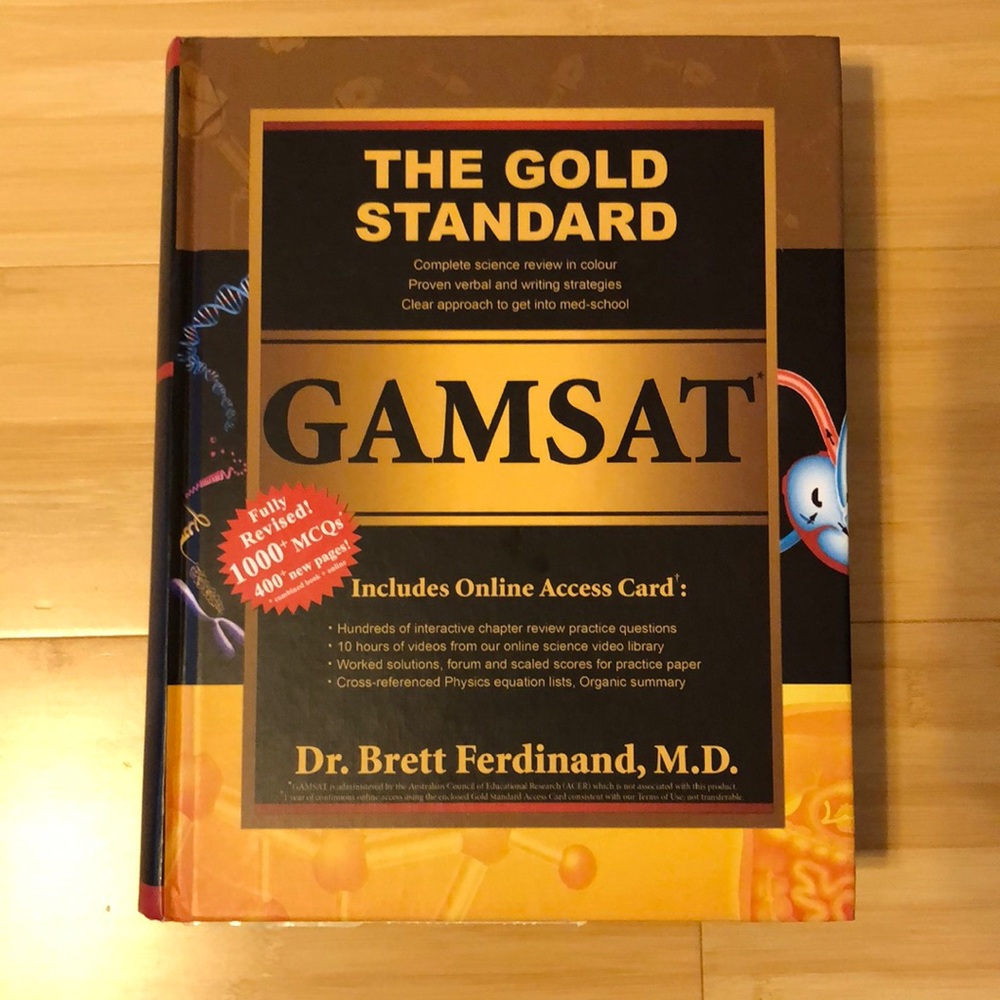 GAMSAT Prep book w/online access card